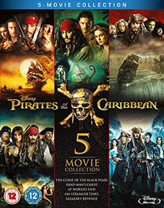 Pirates of the Caribbean Collection - 5-Disc Box Set (Blu-Ray)